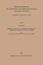 Spitzengas Durch Zusatz Von Flussiggas- Wassergas- Und Flussiggas-Generatorgas-Gemischen Zu Stadtgas af R Seipenbusch