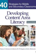 Developing Content Area Literacy af Patricia A. Antonacci