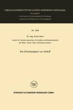 Scherfestigkeit Von Schluff af Armin Horn