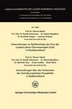 Untersuchungen Zur Epidemiologie Des Virus Der Lymphocytaren Choriomeningitis (LCM) in Westdeutschland af Werner Scheid