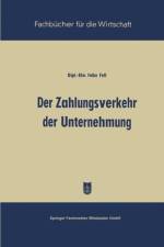 Zahlungsverkehr Der Unternehmung af Falko Fell