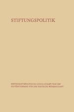 Stiftungspolitik af Offene Welt