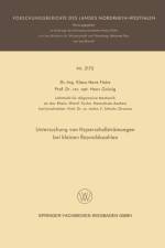 Untersuchung Von Hyperschallstroemungen Bei Kleinen Reynoldszahlen af Klaus Hans Finke