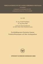 Fernfelddiagramm-Simulation Linearer Punktstrahlergruppen Auf Dem Analogrechner af Rudolf Wohlleben