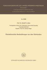 Kleintektonische Beobachtungen Aus Dem Ruhrkarbon af Rudolf E Adler
