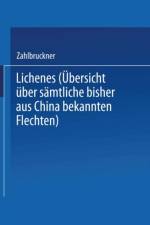 Lichenes af Alexander Zahlbruckner