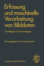 Erfassung Und Maschinelle Verarbeitung Von Bilddaten