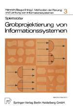 Grobprojektierung Von Informationssystemen af D Splettstoesser