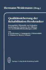 Qualitatssicherung Der Rehabilitation Herzkranker af H Weidemann