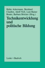Technikentwicklung Und Politische Bildung