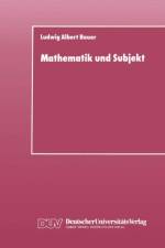 Mathematik Und Subjekt af Ludwig Albert Bauer