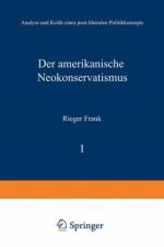 Amerikanische Neokonservatismus af Rieger Frank