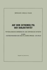 Auf Dem Extremen Pol Der Subjektivitat af Bernhard A Kruse