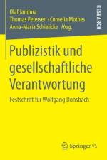 Publizistik Und Gesellschaftliche Verantwortung