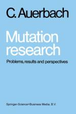 Mutation research af Charlotte Auerbach