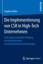 Die Implementierung Von Csr in High-Tech Unternehmen af Stephan Bohn