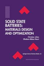 Solid State Batteries: Materials Design and Optimization af Christian Julien