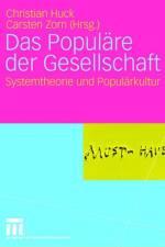 Das Populare Der Gesellschaft