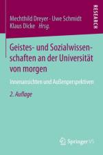 Geistes- Und Sozialwissenschaften an Der Universitat Von Morgen