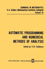 Automatic Programming and Numerical Methods of Analysis