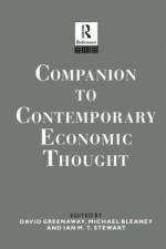 Companion to Contemporary Economic Thought af Michael Bleaney