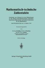 Mathematisch-Technische Zahlentafeln af Leonhard Geusen