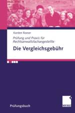 Die Vergleichsgebuhr