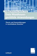 Data Warehouse-Gestutzte Anwendungen