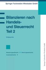 Bilanzieren Nach Handels- Und Steuerrecht, Teil 2