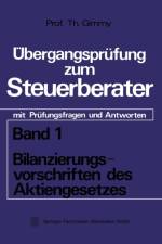 Bilanzierungsvorschriften Des Aktiengesetzes af Theodor Gimmy