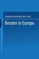 Berater in Europa af E C U European Consultants Unit