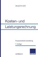 Kosten- Und Leistungsrechnung af Helmuth Jost