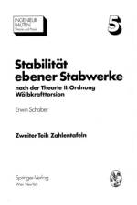 Stabilitat Ebener Stabwerke af Erwin Schaber