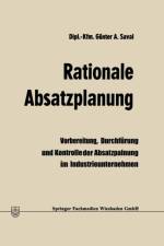 Rationale Absatzplanung af Gunter a Saval