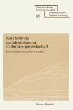 Langfristplanung in Der Energiewirtschaft af Schmitz