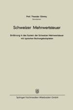 Schweizer Mehrwertsteuer af Theodor Gimmy