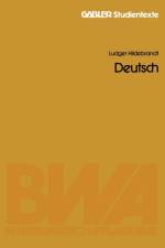 Deutsch af Ludger Hildebrandt