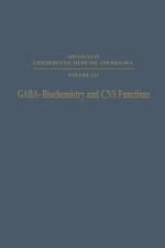 GABA-Biochemistry and CNS Functions