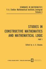 Studies in Constructive Mathematics and Mathematical Logic