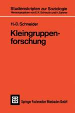 Kleingruppenforschung af H -D Schneider