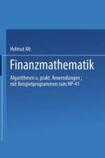 Finanzmathematik af Alt Helmut
