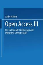 Open Access III af Andre Klahold