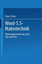 Word 5.5 Makrotechnik af Klaus P Greis