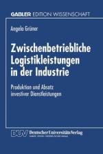 Zwischenbetriebliche Logistikleistungen in Der Industrie