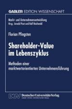 Shareholder-Value Im Lebenszyklus