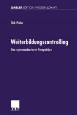 Weiterbildungscontrolling af Dirk Pieler