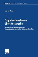Organisationslernen UEber Netzwerke af Dr Moerke