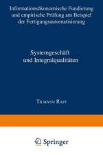 Systemgeschaft Und Integralqualitaten af Tilmann Raff