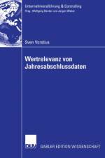 Wertrelevanz Von Jahresabschlussdaten af Sven Vorstius