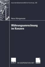 Wahrungsumrechnung Im Konzern af Heinz Koenigsmaier